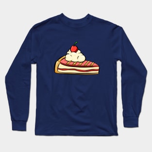 Cherry Sweet Pie Cake And Cream Long Sleeve T-Shirt